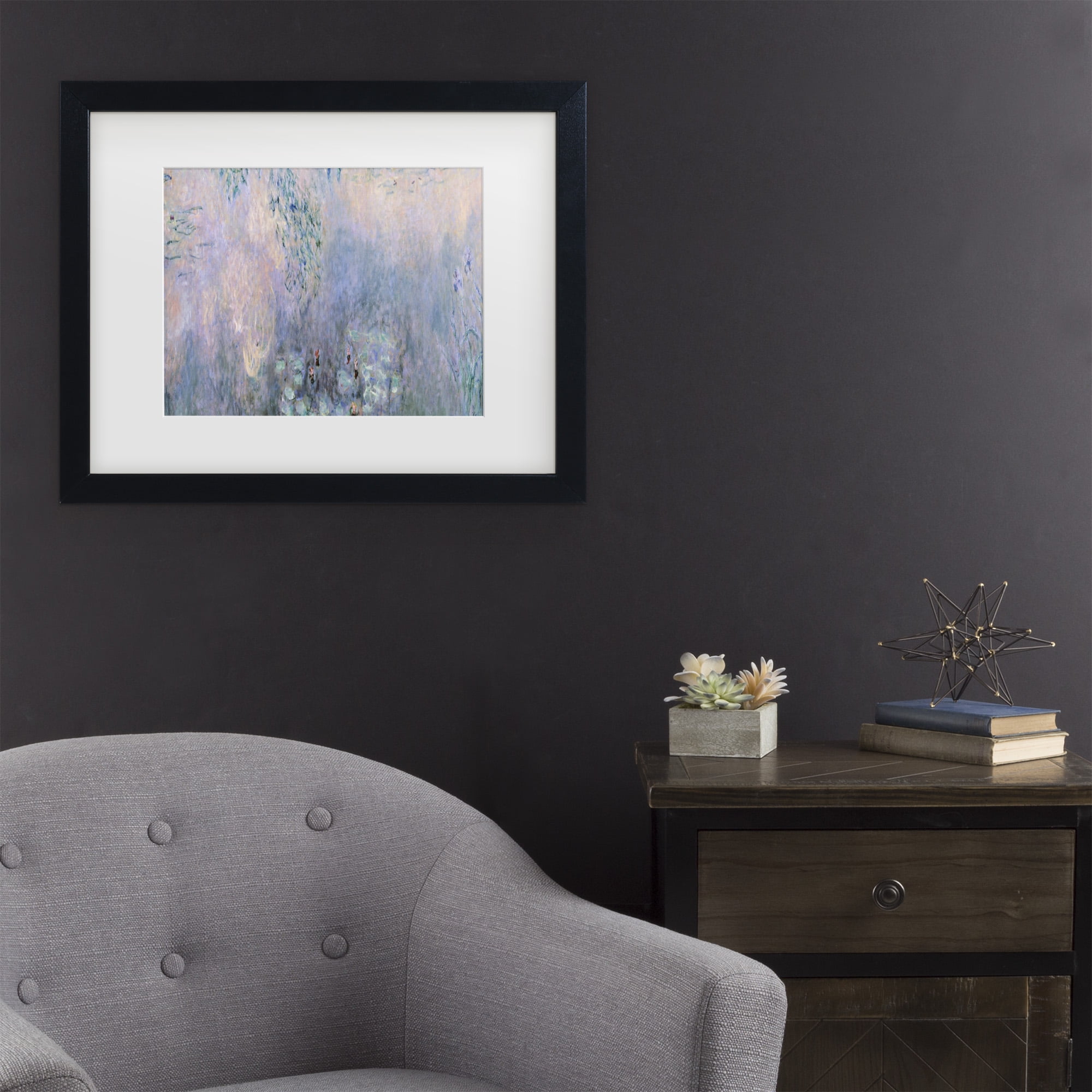 Trademark Fine Art 'Water Lilies 1914-22' Canvas Art by Claude Monet