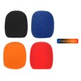 thumbnail image 3 of Microphone 5pcs Handheld Microphone Windscreens Mic Foam Covers Compatible with Standard Ball-type Microphones for KTV Karaoke DJ, 3 of 3