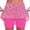 Pink, variant on Skorts for Woman Plus Size High Waisted Skirt with Shorts Underneath Athletic Tennis Skirts with Pockets Tummy Control