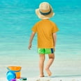 thumbnail image 4 of FORMRS Boys Rash Guard Short Sleeves Swim Shirt Quick Dry UPF 50+ Sun Protection, Sizes 3-12T, Futuristic Circles, 4 of 6