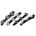 thumbnail image 2 of Fiudx Pinza para El Cabello de Cuatro Hojas, Accesorio para Cambiar de Estilo Rápidamente, Diseño de Diamantes de Imitación Brillantes, Pinza Pequeña Versátil, Elegante para Usar En Fiestas o En El T, 2 of 6