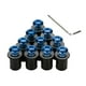 thumbnail image 1 of 10x Pernos y arandelas para parabrisas de motocicletas M5 Azul, 1 of 8