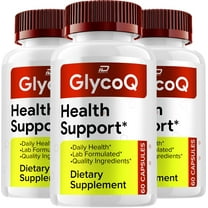 GlycoQ Capsules – Glyco Q Natural Blend Glycogen Support, 3 Pack, 180 Capsules
