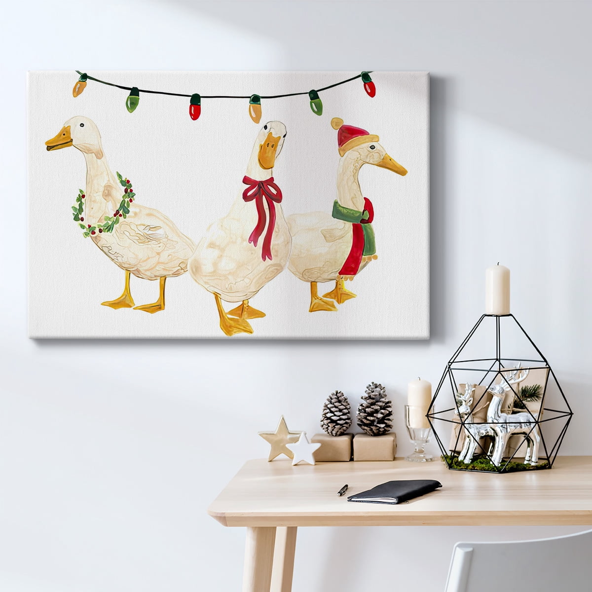 Merry Quackmas Collection A- Gallery Wrapped Canvas