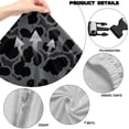 thumbnail image 7 of SCRAWLGOD Leopard Print Gray Black 4 PCS Gaming Chair Covers Stretchable Computer Chair Cover with Armrest Slipcovers Anti-Slip Universal Rotating Armchair Covers, 7 of 7