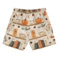 thumbnail image 7 of FORMRS Boys Swim Trunks Quick Dry Mesh Liner Boardshorts Sizes XS-XL, Fall Book Shelf, 7 of 7