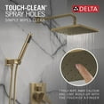 thumbnail image 6 of Delta 342701 Modern Square Non Shared Function Shower System Package - Bronze, 6 of 9