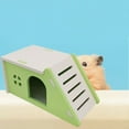 thumbnail image 4 of Hamster House Italic Design Breathable Living Villa Guinea-pig Hedgehog Hideout Hut Pet Supplies, 4 of 7