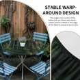 thumbnail image 2 of Green Forest Round Tablecloth for 45-54 Inch Tables,Fitted Table Cover with Elastic Edge,Mysterious Primitive Forest Pine Tree Waterproof Outdoor Table Cloth Protector for Patio Garden Dinner Picnic, 2 of 9