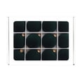thumbnail image 2 of Set de adornos navideños de terciopelo flocado de 12 a 2,4 pulgadas de bolas de plástico marrón con cuerdas colgantes para decorar el árbol y decorar las casas navideñas, 2 of 9