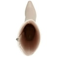 thumbnail image 3 of MARC FISHER Womens Beige Padded Goring Vedant Square Toe Sculpted Heel Zip-Up Dress Boots 9 M, 3 of 4