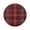 Red Tartan Plaid Pattern, variant on Round Placemat Heat Resistant & Wrinkle-Free Dining Table Decor Placemat For Home & Weddings Scottish Tartan Plaid Pattern