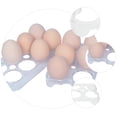 thumbnail image 2 of GOOHOCHY 2 bandejas para huevos para refrigerador, prácticas cajas para guardar huevos, contenedores para cocina., 2 of 7
