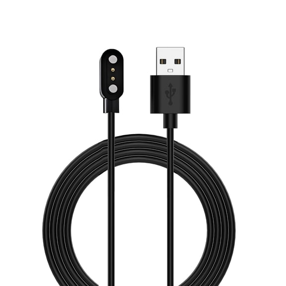 [HYRACPO1 Pack]Magnetic USB Charger Cable for Geryst 2026 New 1.91" Smartwatch,Compatible for Garmin Forerunner 70 Smartwatch Charging Replacement Accessory 1M/3.3ft - Black