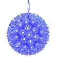 thumbnail image 2 of Vickerman 6" Starlight Sphere Christmas Ornament with Blue Wide Angle LED Lights, 2 of 3