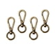 thumbnail image 3 of Paquete de 4 ganchos de mosquetón con ojales giratorios, clips, ganchos de hardware para bolsos, Bronce, 3 of 9