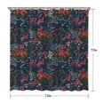 thumbnail image 5 of Waterproof Beautiful Blooms Floral Shower Curtain 72x72 Inch Boho Style Polyester Unique Shower Curtain for Bathroom Hotel Home Decor with 12 Plastic Hooks, 5 of 5