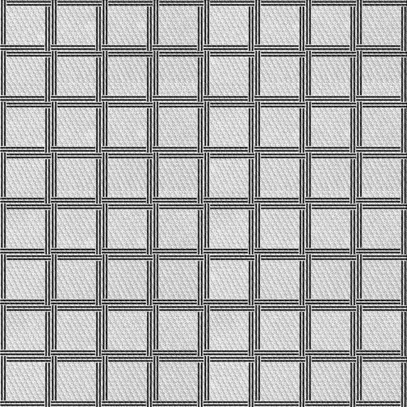 Ahgly Company Machine Washable Indoor Square Transitional White Smoke Area Rugs, 5' Square