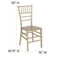 thumbnail image 4 of Flash Furniture 2 Pack HERCULES Series Gold Resin Stacking Chiavari Chair, 4 of 14
