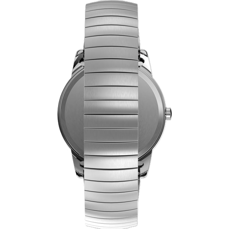 Timex Men's Easy Reader Date Silver White Casual Watch 35mm