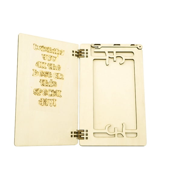 Regalo de cumpleaños en efectivo, Clip para billetes, Deseos creativos, Regalos de cumpleaños, Clip para billetes de madera, Adornos artesanales, Adornos de mesa, Artículos conmemorativos