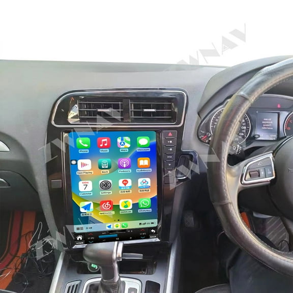 ZWNAV For Audi Q5 2010-2018 Android 14 Carplay 12.1 inch Car Radio Stereo Automotive Multimedia Stereo Player GPS Navigation Head Unit（RHD）