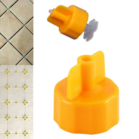 100pcs Wall Floor Tile Leveling Spacer System Caps Straps Construction