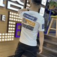 thumbnail image 4 of Camisetas de estilo hip hop para hombre, ropa de calle, estilo urbano, estilo retro, estilo Y2k, con cuello redondo, estilo motociclista, talla 5xl, 4 of 5