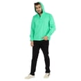 thumbnail image 2 of Inkmeso Solid Henley Hooded Short Kurta For MensLong Sleeve Cotton T-shirt Regular Fit Summer Wear, 2 of 7
