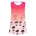 thumbnail image 5 of Wzzjkit Débardeurs pour Femmes Mode Col Rond Imprimé T-shirt Sans Manches Ample Blouse Débardeur, 5 of 5