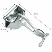 Manual Bar Juicer, Fruit Juice Handheld Press Squeezer With Seed Filter, Heavy Duty Aluminum Alloy Hand Extractor for Single Citrus Orange Pomegranates Apple Fruit Lemon Lime, 8.66x4.33x3.62