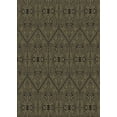 thumbnail image 1 of Ahgly Company Machine Washable Indoor Rectangle Transitional Dark Almond Brown Area Rugs, 2' x 3', 1 of 7