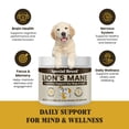 thumbnail image 5 of Lion’s Mane for Dogs & Cats - Cognitive & Brain Support Supplement - Supports Memory, Focus & Nervous System Health - Organic Mushroom Powder - 200 Servings, 5 of 7