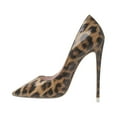 thumbnail image 3 of Zhabtuc Women's High Heels,Fashion Sexy Pointy Leopard Print Stilettos Party Shoes Prom Shoes Size 10, 3 of 6
