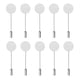 thumbnail image 1 of 10 Piezas Vacía 1,2 Cm / 1,5 Cm Pegamento en en La Solapa Palo Pin Sombrero Bufanda Broche DIY Artesanía Hallazgos - Plata 5.6cm 1.5cm diámetro Yinane Broche de solapa de cuello, 1 of 8