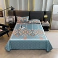 thumbnail image 1 of Ice Silk Bed Sheet Three-piece Cooler Mat Machine Washable And Foldable Non-deformation Conditioning Mat, 1 of 6