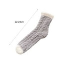 thumbnail image 7 of Coral Fleece Socks for Women - Fluffy Casual Socks Women, Women Slipper Socks, Super Soft Comfort Socks, Thick Super Warm Socks for Winter Home (1 Pair ), 7 of 7