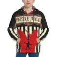 thumbnail image 4 of Kids Beetlejuice Pullover Hoodie Realistic 3d Print Graphic Hooded Sweatshirts With Drawstring, 4 of 8