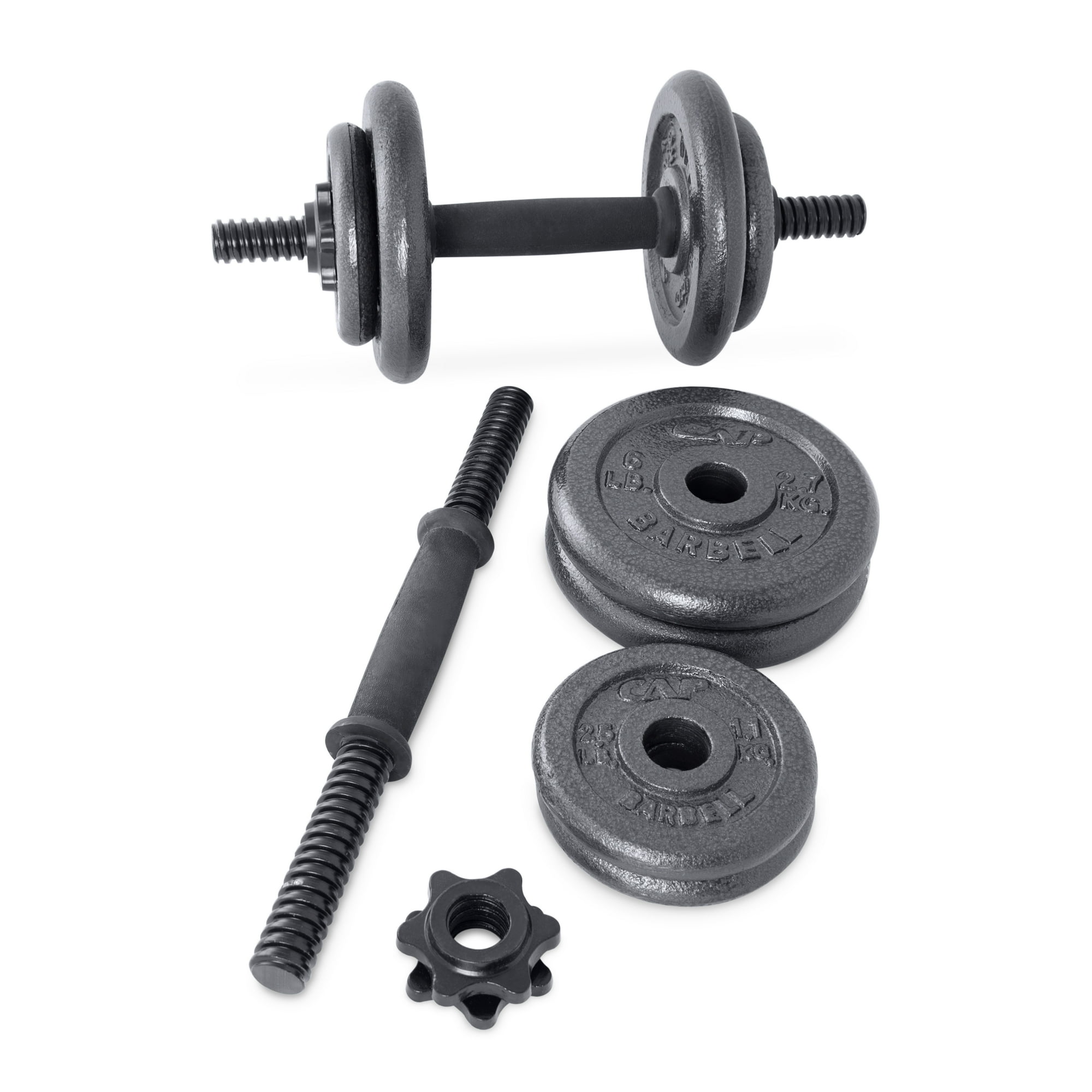 CAP Barbell 40 Lb. Adjustable Cast Iron Dumbbell Set