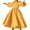 Yellow, variant on Women Cocktail Formal Dresses Lantern Puff Sleeve A Line Big Swing Maxi Long Dresses Church Modest Party Prom Gown