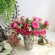thumbnail image 4 of Flores De Peonía Artificiales, Ramo De Novia De Seda, Centro De Mesa Nupcial, Arreglo Floral Para El Día De San Valentín, Decoración Floral Para El Hogar Y Eventos, 4 of 9