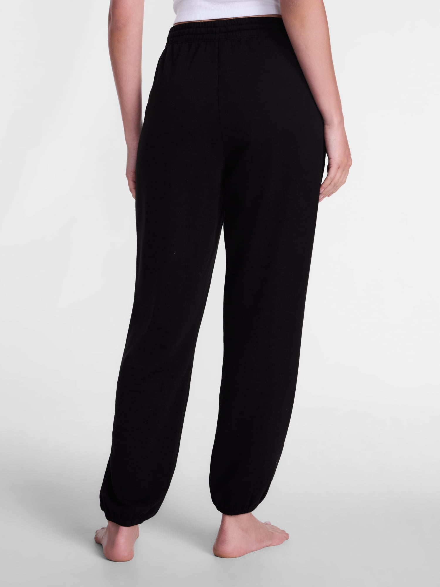 Joyspun Women's Fleece Sleep Pull On Jogger, Sizes XS to 3X