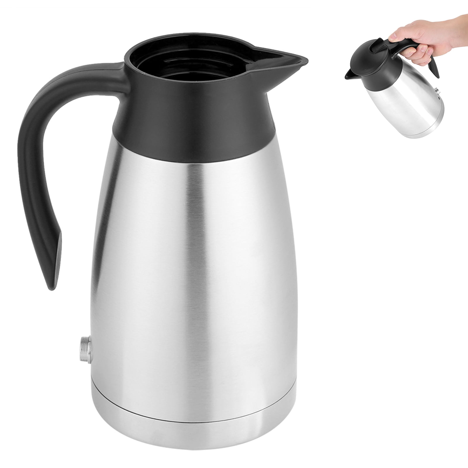 HadinEEon Electric Gooseneck Kettle 100% Stainless Steel BPA-Free Tea Kettle,  Electric Pour Over Coffee Kettle Pot Portable Cordless Teapot with Auto  Shut-Off Protection, 1000 Watt, 0.8L (Red) 