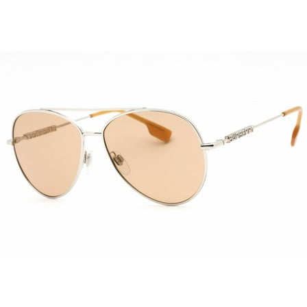 BURBERRY BE3147 1344M4 Silver Photo Brown 58 mm Women's Sunglasses
