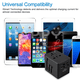 thumbnail image 3 of Adaptador de Viaje Internacional Happy Life Cargador Universal 3 Puertos USB 1 Tipo C, 3 of 8
