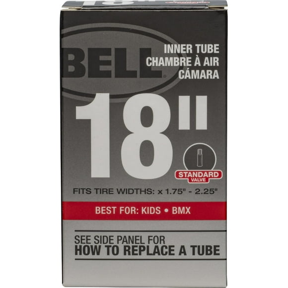 Chambre à air standard de Bell Sports Chambre à air Schrader 18 po