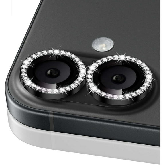 Entronix Camera Lens Protector Compatible with iPhone 17 - Luxury Diamond Metal Cover