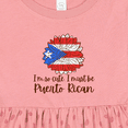 thumbnail image 4 of Inktastic I'm So Cute, I Must Be Puerto Rican Sunflower Girls Baby Dress, 4 of 5