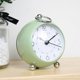 thumbnail image 2 of Relojes de mesa pequeños, clásico, sin tictac, despertador de sobremesa, a pilas, con retroiluminación, cristal HD, para dormitorio, sala de estar y cocina., 2 of 4