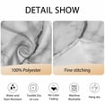 thumbnail image 6 of White Marble Round Tablecloth 54 inches Grey White Abstract Art Waterproof Oil-Proof Table Cloth Round Table Cover for Holiday Party Picnic Dinner Decor Indoor and Outdoor Use, 6 of 9